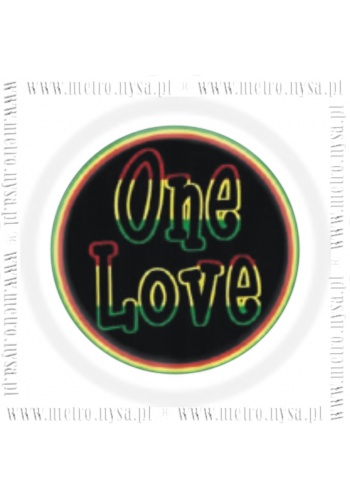 Plakietka ONE LOVE (0040)