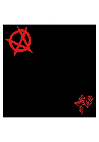 Bandamka PUNK'S NOT DEAD - Anarchia red