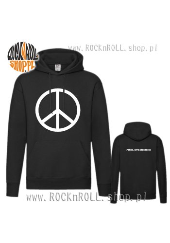 Bluza z kapturem PACYFKA Peace, love (FL)