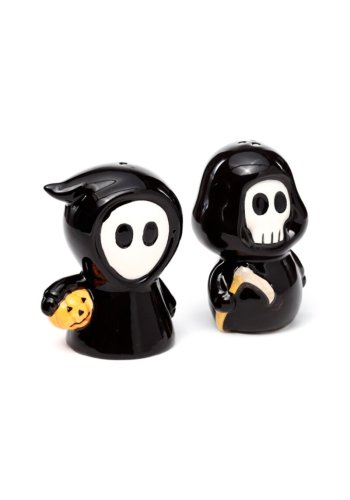 Ceramiczna Solniczka i Pieprzniczka "Skull & Ghost"