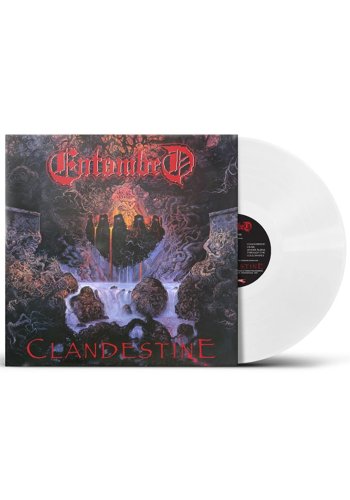ENTOMBED "Clandestine" White LP