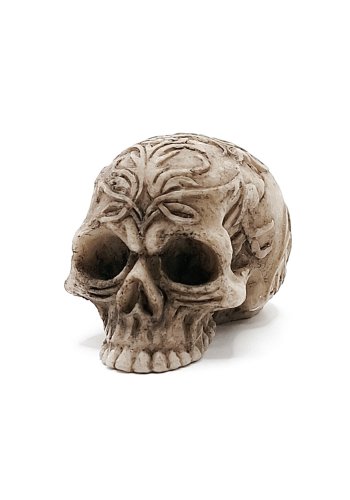 Figurka Czaszka ornamentowa