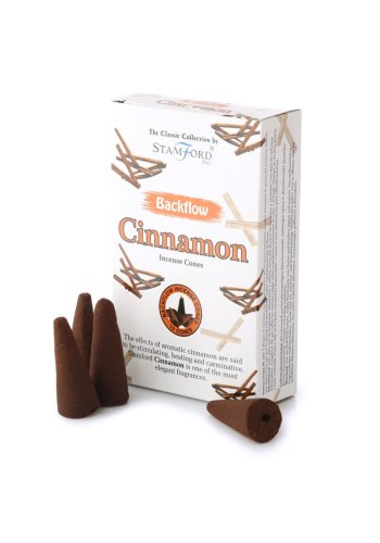 Kadzidełka stożkowe CINNAMON backflow