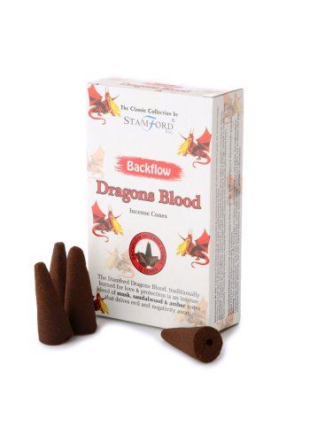 Kadzidełka stożkowe DRAGONS BLOOD backflow