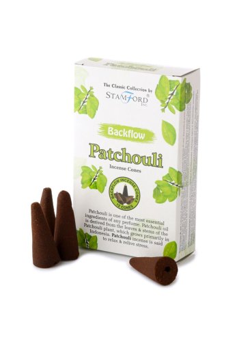 Kadzidełka stożkowe PATCHOULI backflow