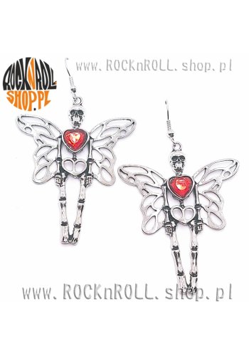 Kolczyki MOTYL ŚMIERCI
