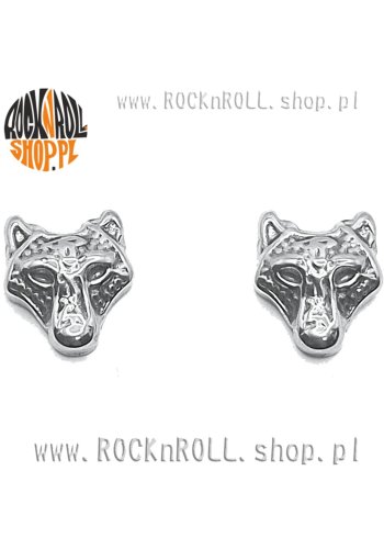 Kolczyki WILKI srebrne