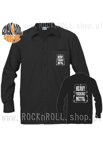 Koszula męska HEAVY FUCKING METAL