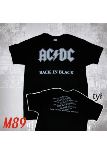 Koszulka AC/DC - BACK IN BLACK