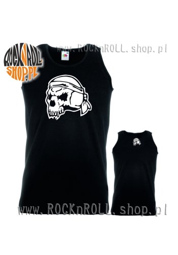 Koszulka bez rękawów Czaszka w bandamie