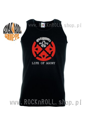 Koszulka bez rękawów LIFE OF AGONY logo