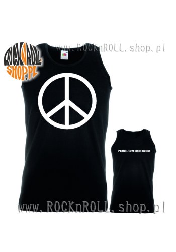Koszulka bez rękawów Pacyfka - Peace, Love, Music (FL)