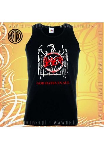 Koszulka bez rękawów SLAYER "God hates us all"