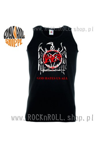 Koszulka bez rękawów SLAYER "God hates us all"