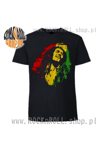 Koszulka BOB MARLEY kolory rasta