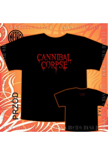 Koszulka CANNIBAL CORPSE krwawe logo
