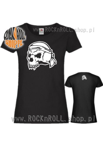 Koszulka damska Czaszka w bandamce