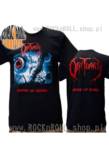 Koszulka OBITUARY - CAUSE OF DEATH