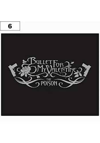 Naszywka BULLET FOR MY VALENTINE logo b/w (06)