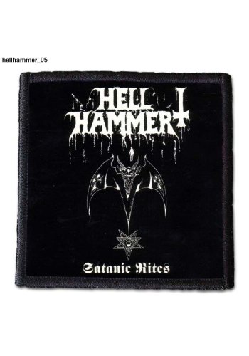 Naszywka HELLHAMMER "Satanic Rites"