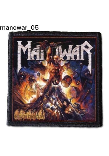 Naszywka MANOWAR "Hell On Stage Live"
