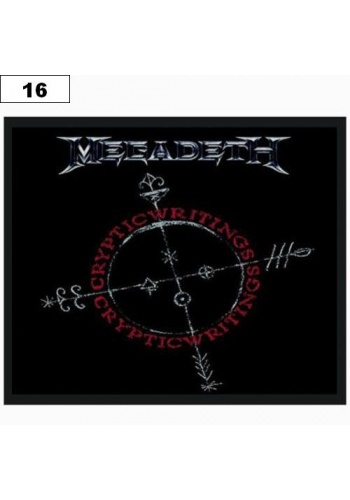 Naszywka MEGADETH Cryptic Writings 2 (16)