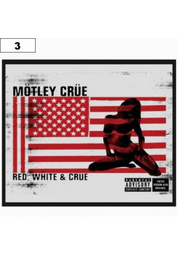 Naszywka MOTLEY CRUE Red. White & Crue (03)