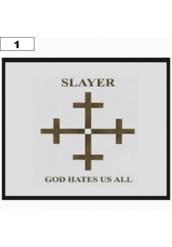 Naszywka SLAYER God Hates Us All (01)