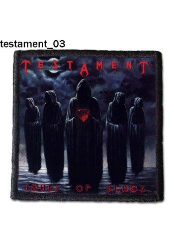 Naszywka TESTAMENT "Souls Of Black"