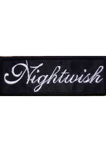 Prasowanka NIGHTWISH logo white