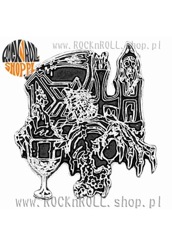 Przypinka metalowa DEATH logo