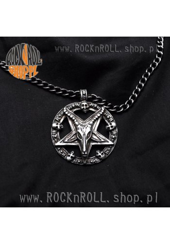 Wisior PENTAGRAM z kozłem duży