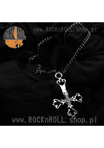 Wisior KRZYŻ odwrócony