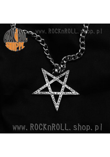 Wisior PENTAGRAM z napisami