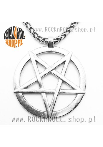 Wisior PENTAGRAM przeplatany